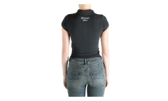 Cropped Polo T-Shirt WMNS "Washed Black" 850360 TTVM9 6552
