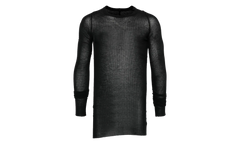 Ribbed Long-Sleeve T-Shirt "Black" RU01F2250 RC 09