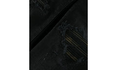 MX1 Camo Leather Patch Jeans "Aged Black" PF22MDS028 023