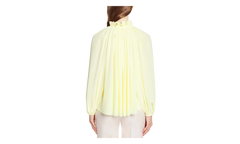 SILK FLARE SLEEVE BLOUSE "CITRON" RW TO0014 4868 P23 87