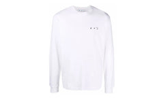 Caravaggio Paint Skate Long-Sleeve Tee "White / Black" OMAB064C99JER0050110