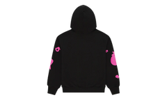 BELUGA ANGEL NUMBER HOODIE "Black/Pink" SP5der404