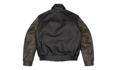 Leather Moto Jacket "Black" DT455