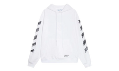 Scribble Boxy Hoodie "White" OMBB110S23FLE0050110