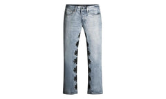 Drkshdws Light Wash Denim Pants "Black" 10032646