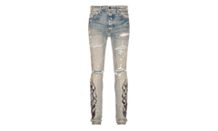 Bandana Flame Jeans "Clay / Indigo / Black" PS22MDS192 464