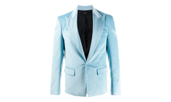 Velvet Blazer Sport Coat "Light Blue" Y0M12174VE LIB