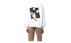 Hand Arrow Boxy Hoodie "White" OMBB110S23FLE0030110