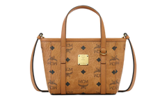 Extra Mini Toni Shopper in Visetos "Cognac" MWPFSMT03CO001
