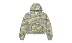 Crystal Camo Work Zip Up Jacket "Green" 10076922