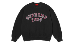 Plaid Arc Crewneck "SS26 - Black" SU27408