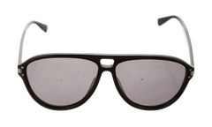 Aviator Logo Sunglasses "Black / Black / Silver" XA41764AC BBS