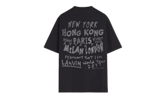 PRINTED COTTON T-SHIRT "Black" RU TS0037 J117 P24 10