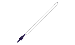 Silichrome Dagger Necklace "Purple" CHRM1029