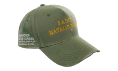 Saint Natalie Wood Paint Hat "Green" 4U001Q3016GRN