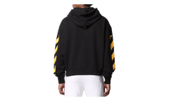 Caravaggio Painting Over Hoodie "Black / Multicolor" OMBB037F21FLE0111084