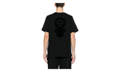 Squash Logo Flock T-Shirt "Black" MSS26JTS00106