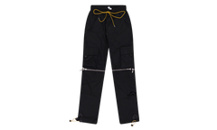 Knee Zip Cargo Pants "Black" BKZ001