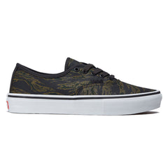 Vans Skate Authentic Shoes - Tiger Camo Green/Black
