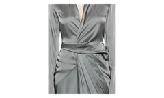 Charmeuse Wrap Dress WMNS "Washed Indigo" RP02E4560 SCH 06