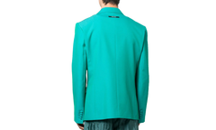 Sonny Double Breasted Blazer "Turquoise" PMEN026S23FAB001 TUR