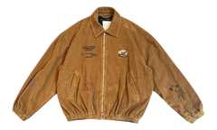 School Portrait Coach Bomber Jacket "Cotton Cord - Camel Fade Out" 261 MJK121P4 CORDCML