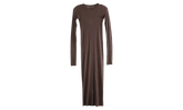 Rib Long-Sleeve Dress WMNS "Macassar" RP01F6546 RC 53