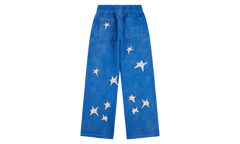 Patchwork Washed Sweatpant "Blue" KS001