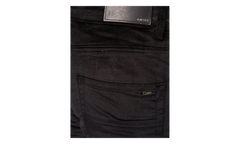 Velour Skinny Stack Denim Jeans "Black" MDS086 001