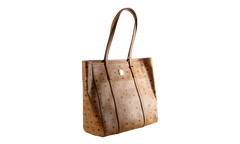 Medium Toni Shopper in Visetos "Cognac" MWPAATN03CO001