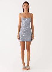 Danali Mini Dress - Silver