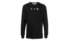 Arrows-Motif T-shirt "Black" OMAB001F21JER0051032