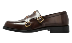 Double Buckle Leather Moccasin WMNS "Henne" MOMS006002 PS679 00M39