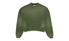 Embroidered Crewneck "Sundry Olive" FW23SW01150854