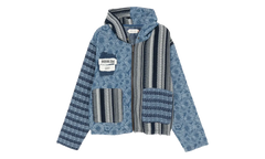 Indigo Tapestry Full Zip Hoodie "Indigo" HTG260166 IND