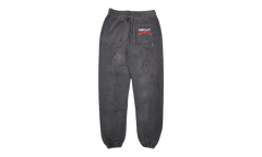 Struggle Logo Sweatpants "Saint Michael - Black" DT370