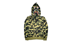 ABC Camo Shark Full Zip Up Hoodie "Green" 001ZPI201004M