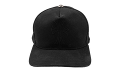 CH cross waxed denim baseball cap "Black" CHRM0637