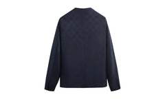 Shadow Check Collarless Jacket "Nocturnal" KHM010311 413