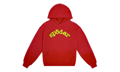 Sp5der OG Logo Hoodie "Red" SP5der08