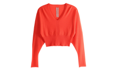 V Cropped Top WMNS "Coral" RP01F6665 WS 83