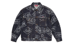 Denim Trucker Jacket "SS26 - License Plate" SU27279