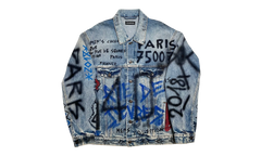 2018 Graffiti Denim Jacket "Indigo" 558824 TXE08 4773