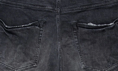 BLACK BLOWOUT RELAXED SHORTS "Black" P021 BBRH223