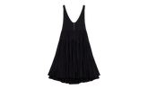 SLEEVELESS GATHERED SHORT DRESS "Black" RW DR0009 4893 P24 10