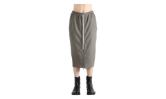 Gonna Zipped Short Pillar Skirt WMNS "Dust" RP01F6375 WT 34