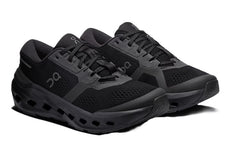 On Black/Black Cloudrunner 3 Wide Running Shoes 3MG10091043