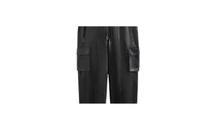 Leather Sennet II Black Cargo Pants "Black" KITH15