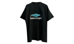 Oversized Short-Sleeve T-Shirt "Black" 850345 TTVT4 3363