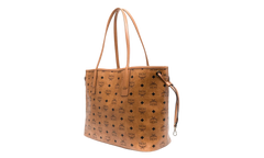 Liz Vi Shopper Reversible Bag "COGNAC - Medium" MWPCSVI01 COGNAC